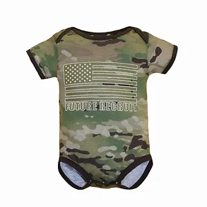 Trooper Clothing Multicam Baby Recruit Bodysuit for Infants