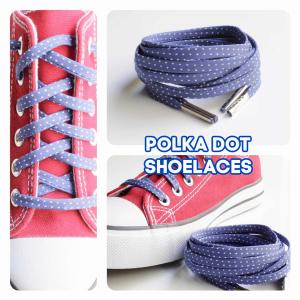 Cutelaces '7014317 Polka Dots Shoelaces (pack Of 1 Pack Of 1 Piece)