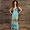 Jayli Imports Jaipuri Patchwork Maxi Dress - Sky, XL