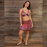 Jayli Imports-PSGD22-41WSkirt:PSGD22-41-plum-S