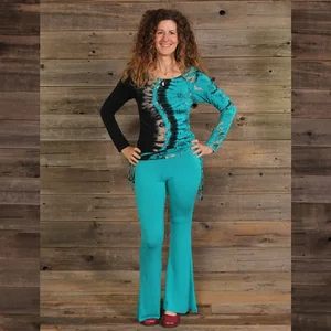JD68WTop:JD60-turq-L | Jayli Imports LUNAR Tie Dye Rayon