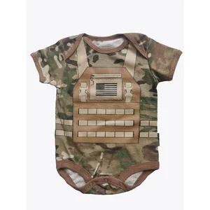 Trooper Clothing Multicam/OCP Flak Jacket Baby Bodysuit -