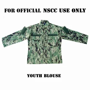 7196 M | Trooper Clothing Youth Navy Sea Cadet Camo Blouse