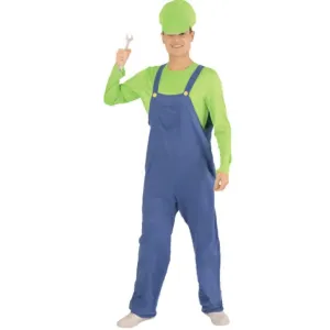 Goods F-04-004-L Green Plumber Costume (pack Of 1)