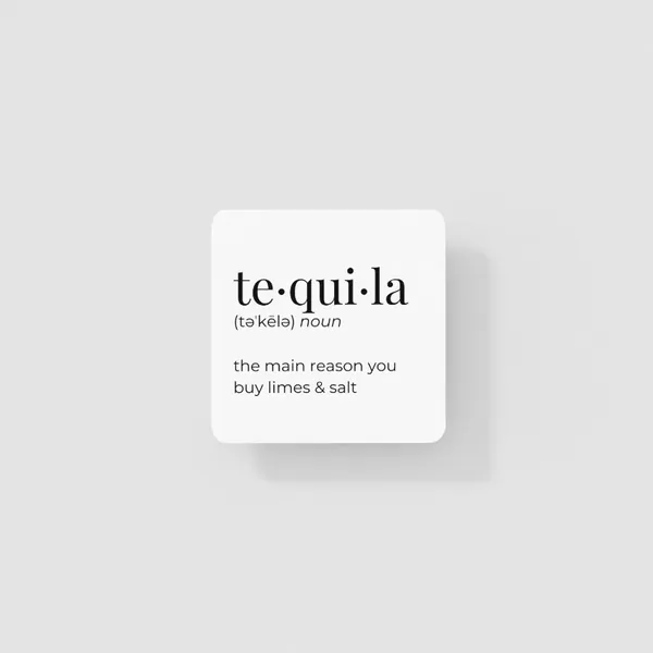 Black 149900686 Tequila Coaster (pack Of 1 Coaster)