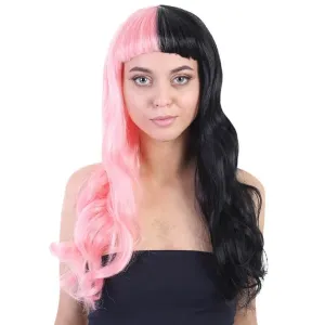 Goods HW-1102A Melanie Two Tone Pink And Black Wig (pack Of 1)