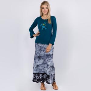 Jayli PTGD1GDWSkirt:PTGD1-Bear-S Donna Jean Skirt Cotton Batik Gratefu