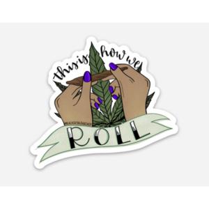 Black 149900884 This Is How We Roll Sticker (pack Of 5 Stickers)