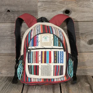 Jayli Imports Eco-Friendly Hemp Cotton Small Backpack -