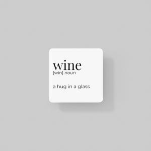 Black 149900707 Wine Coaster (pack Of Set Of 2)