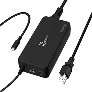 J5 JUP34108 108w Pd Usb-c Super Charger