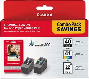 0615B009 | Canon PG-40 / CL-41 Photo Paper Combo Pack - 50