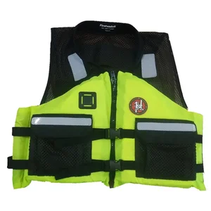 First Watch Hi-Vis Yellow AV-5001 Crew Vest - Size Large to