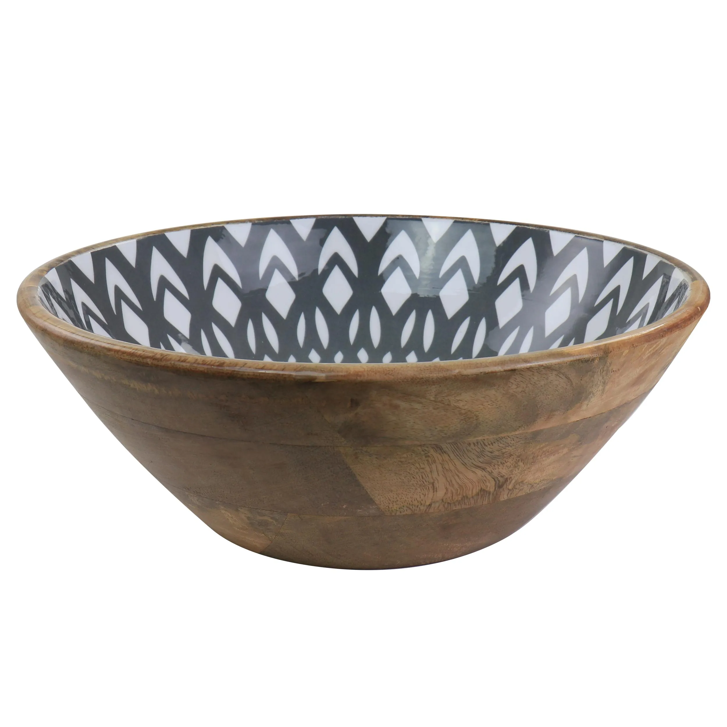 Elama ELM-1494625 Large Mango Wood Serving Bowl 160oz