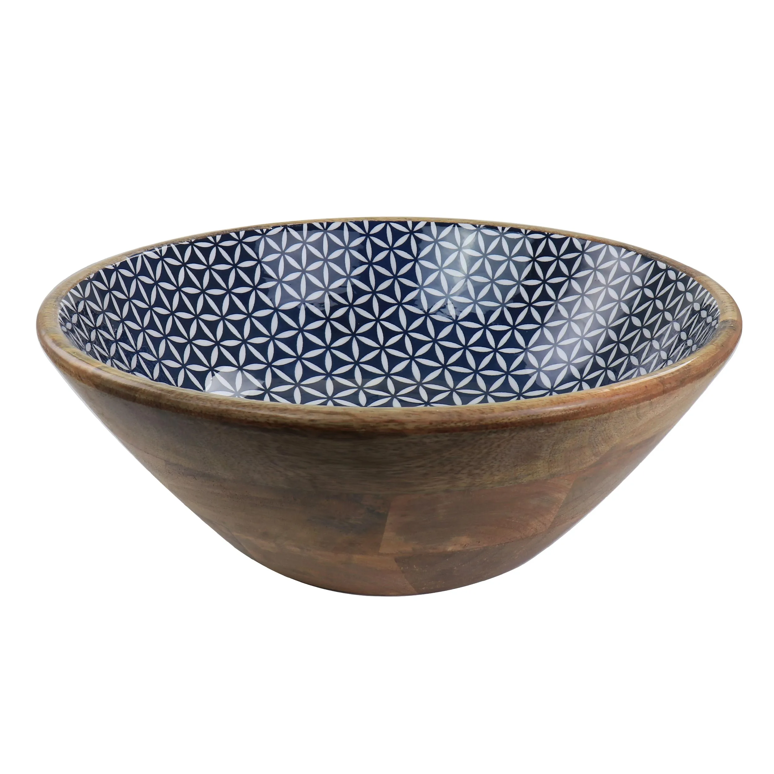 Elama ELM-1494625-2 Large Mango Wood Serving Bowl 160oz