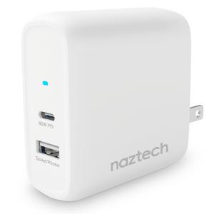 Naztech 15483 Pd68w Gan Dual Wl Chg Wht