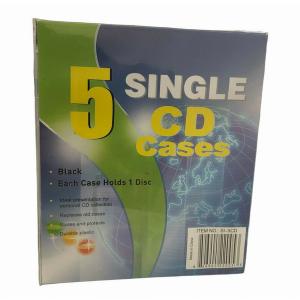 Archstone SI-5CD Single Cddvd Cases (5 Pack) (pack Of 1 Pack Of 5)