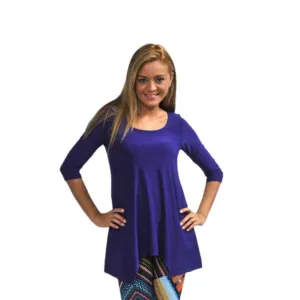 Island T400-P-P3 34 Sleeve Tunic Top (pack Of 1)