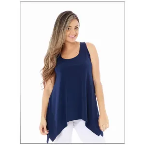 Island T555-N3 Sleeveless Sharkbite Tunic (pack Of 1)