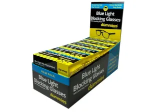 Bulk GR462 Blue Light Blocking Glasses With Pouch For Dummies