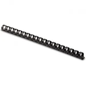 Fellowes FEL 52327 Plastic Combs - Round Back 58 120 Sheets Black 100 