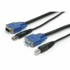 Startech SVUSB2N1_15 Svusb2n1_15 15 Ft 2in1 Universal Usb Kvm Cable Re