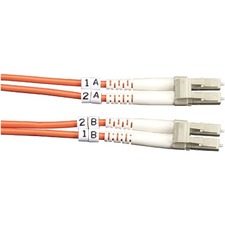 Black FO50-005M-LCLC Black Box Fiber Optic Duplex Patch Network Cable 