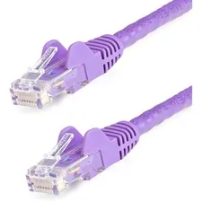 Startech N6PATCH10PL 10ft Cat6 Ethernet Cable - Purple Snagless Gigabi