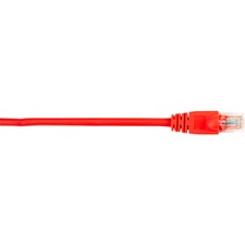 Black CAT5EPC-010-RD High-performance Cat5e Patch Cables - Red - 10ft