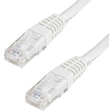 Startech C6PATCH4WH 4ft Cat6 Ethernet Cable - White Molded Gigabit - 1