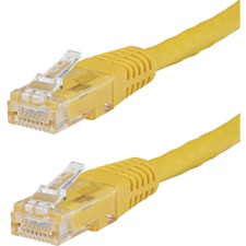 Startech C6PATCH8YL 8ft Cat6 Ethernet Cable - Yellow Molded Gigabit - 