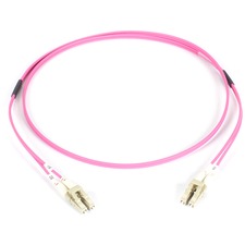 Black FOM4-002M-LCLC Black Box Fiber Optic Duplex Patch Network Cable 