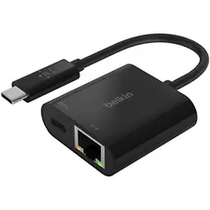 INC001BK-BL | Belkin USB-C to Ethernet + Charge Adapter