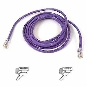A3L791-06-PUR-S | Belkin 6FT CAT5E SNAGLESS PATCH CABLE,