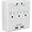 Compucessory Compucessory Wall Charger Station - 3 x AC, 2