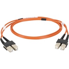 Black EFN6025-003M Black Box Fiber Optic Duplex Patch Cable - Sc Male 