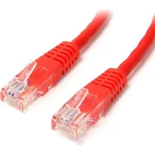 Startech M45PATCH15RD 15 Ft Red Molded Cat5e Utp Patch Cable - Make Fa