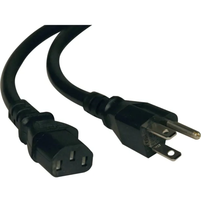 Tripp P007010 , Computer Power Cord, Heavy Duty, 15a, 14awg, 125v, Nem