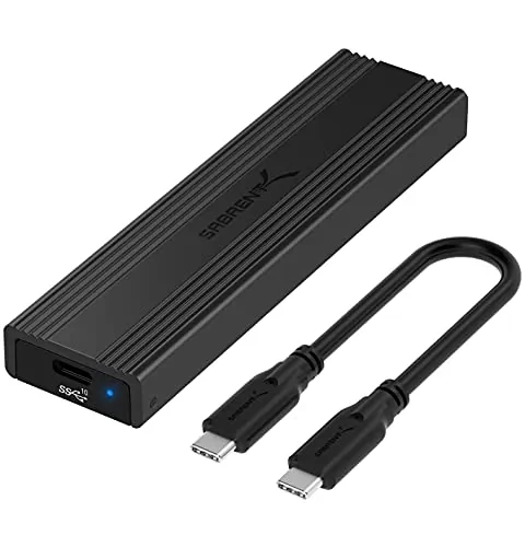 Sabrent EC-SNVE Usb 3.2 Type-c Tool-free Enclosure For M.2 Ssds