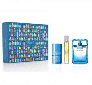 Euroitalia VER5000631 Versace Eau Fraiche 3 Pcs Set: 3.4 Eau De Toilet