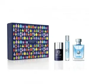 Euroitalia VER7200631 Versace Pour Homme 3 Pcs Set: 3.4 Eau De Toilett