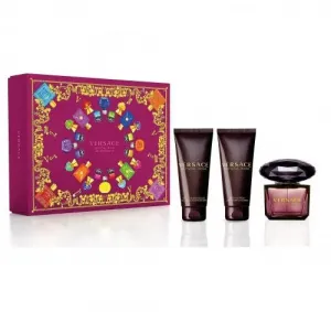 Euroitalia VER070670 Versace Crystal Noir 3 Pcs Set: 1.7 Eau De Toilet