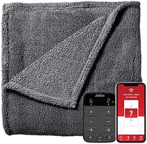 Sunbeam 2142832 King Size Wi-fi Enabled Electric Heated Blanket