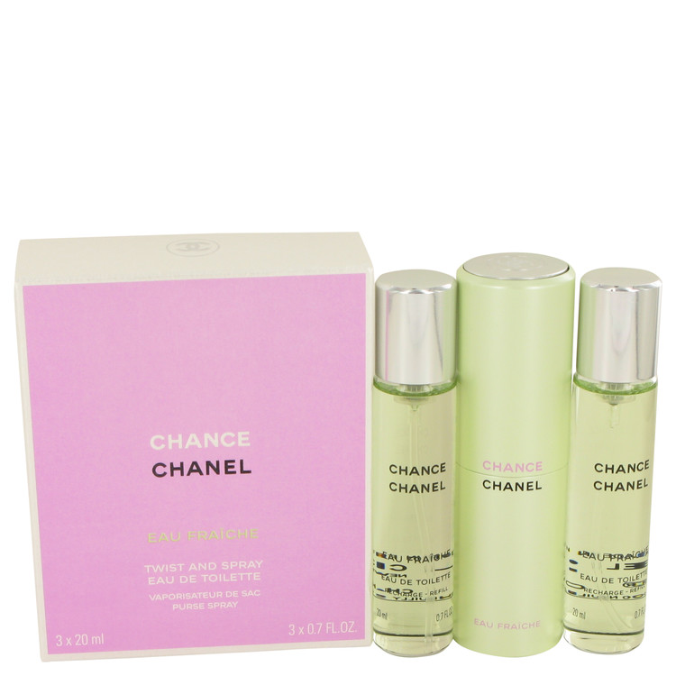 Chanel 536139 Mini Eau Fraiche Spray + 2 Refills 3 X.7 Oz