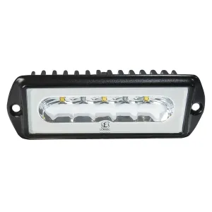 Lumitec 101186 Capri2 - Flush Mount Led Flood Light - Black Housing - 