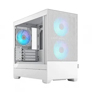 Fractal FD-C-POR1M-01 Pop Mini Air Rgb White Tempered Glass Case