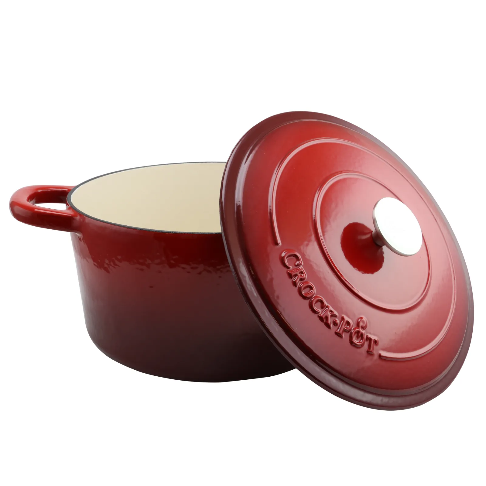 Crock-pot 69144.02 Crock Pot Artisan 7 Qt Cast Iron Dutch Oven - Scarl