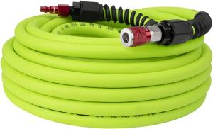 Flexzilla HFZP3850YW2D Pro Air Hose 38in X 50ft W Colorconnex Coupler 