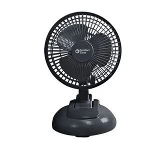 CZ6XMBK | Comfort Zone 6IN CMBO DSK/CLP FAN BLK
