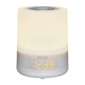 Jensen JEN-JCR-360 Mood Lamp Digital Dual Alarm Clock Radio